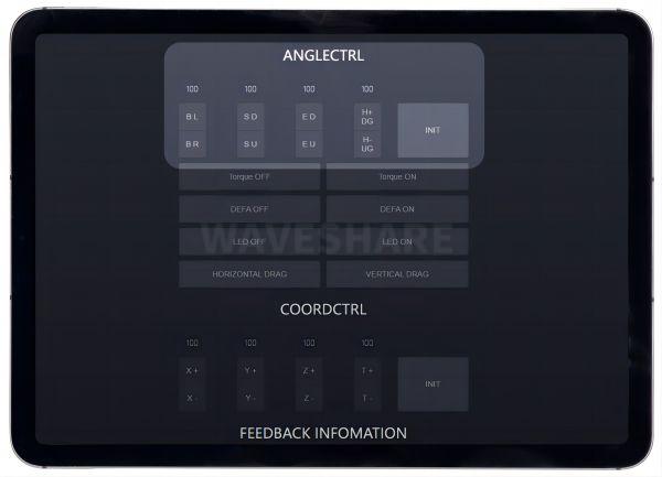 Web application interface